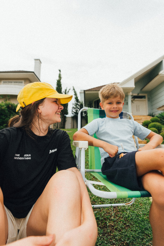 DAD HAT IF I HAVE JESUS YELLOW