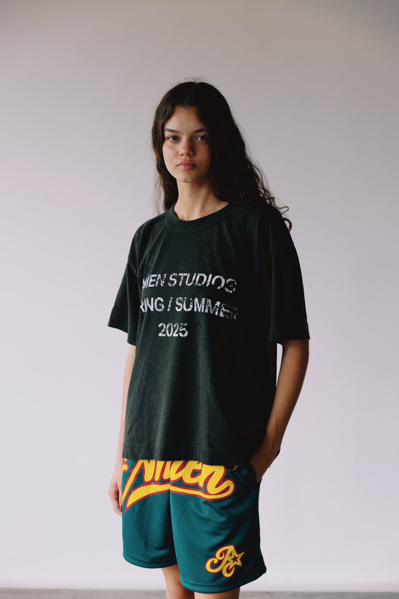 MESH SHORTS AMEN VERDE