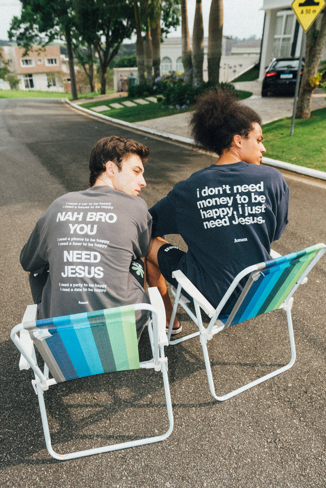 CREWNECK IF I HAVE JESUS LEAD GRAY