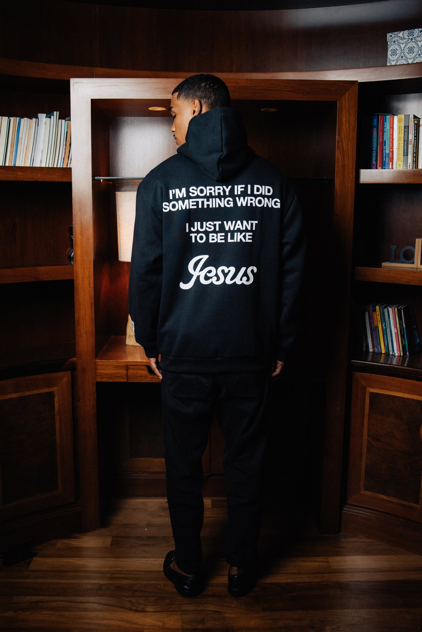 BLACK I'M SORRY SWEATSHIRT