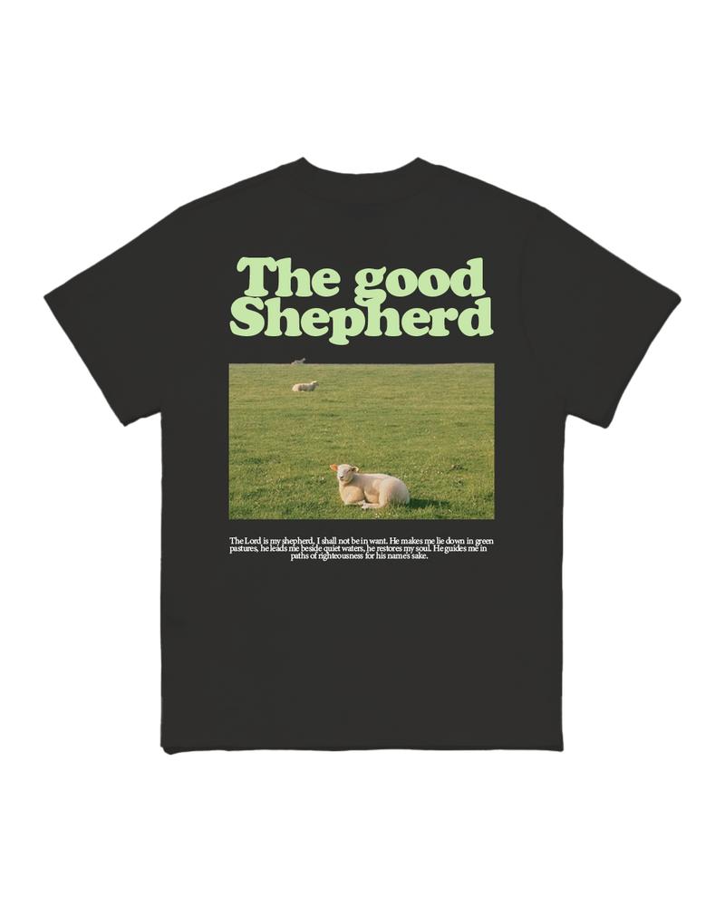THE GOOD SHEPHERD BLACK T-SHIRT