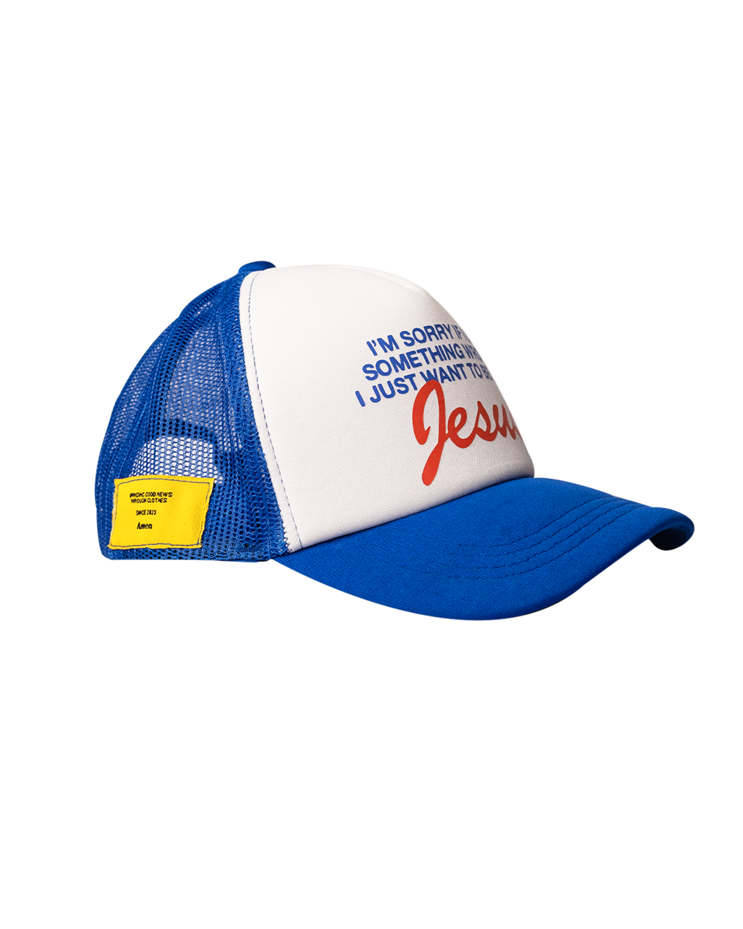 BLUE TRUCKER CAP I'M SORRY