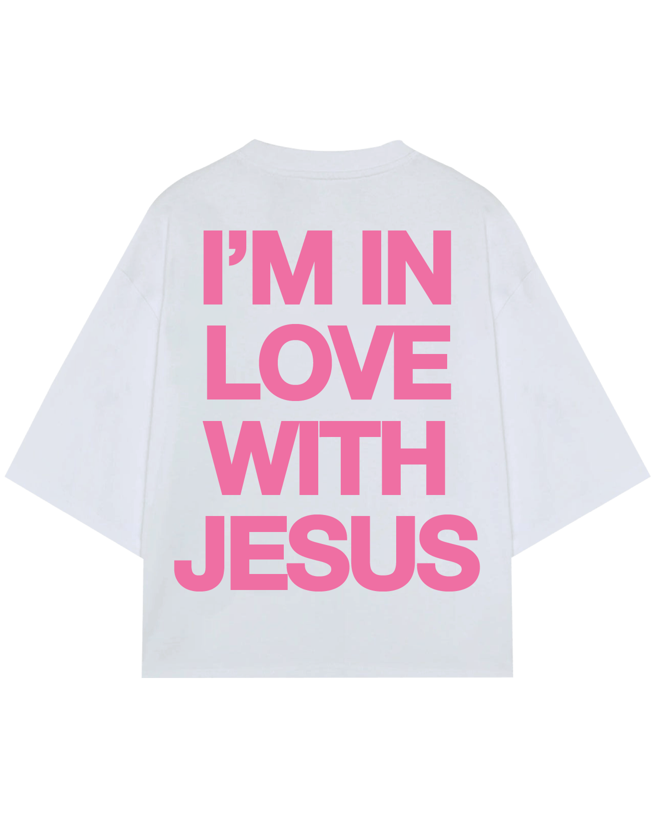 OFF WHITE T-SHIRT I'M LOVE WITH JESUS