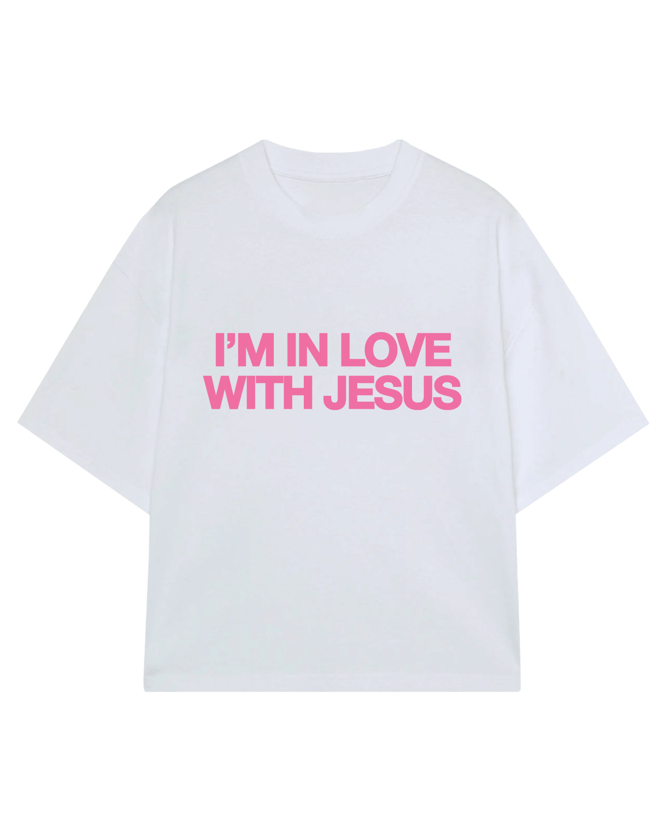 OFF WHITE T-SHIRT I'M LOVE WITH JESUS
