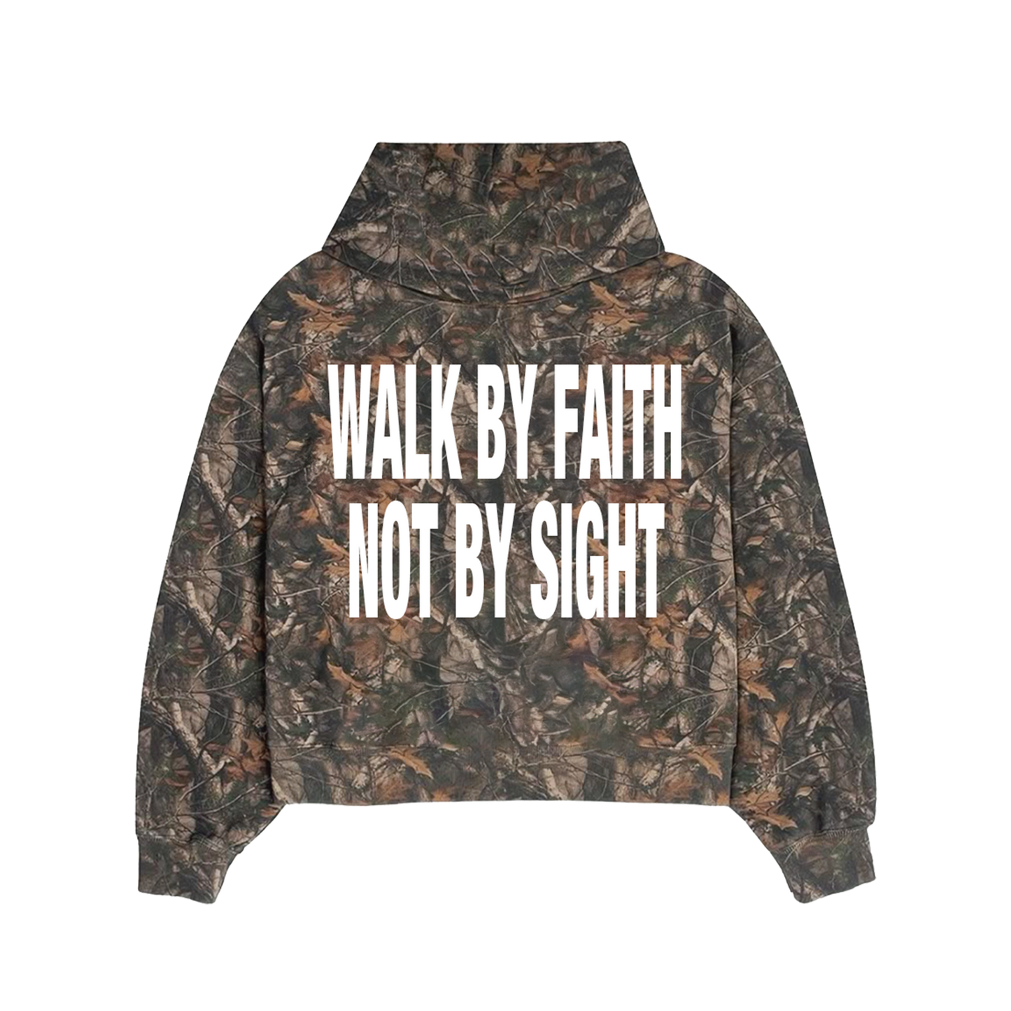 WALK BY FAITH CAMOUFLAGE SWEATSHIRT