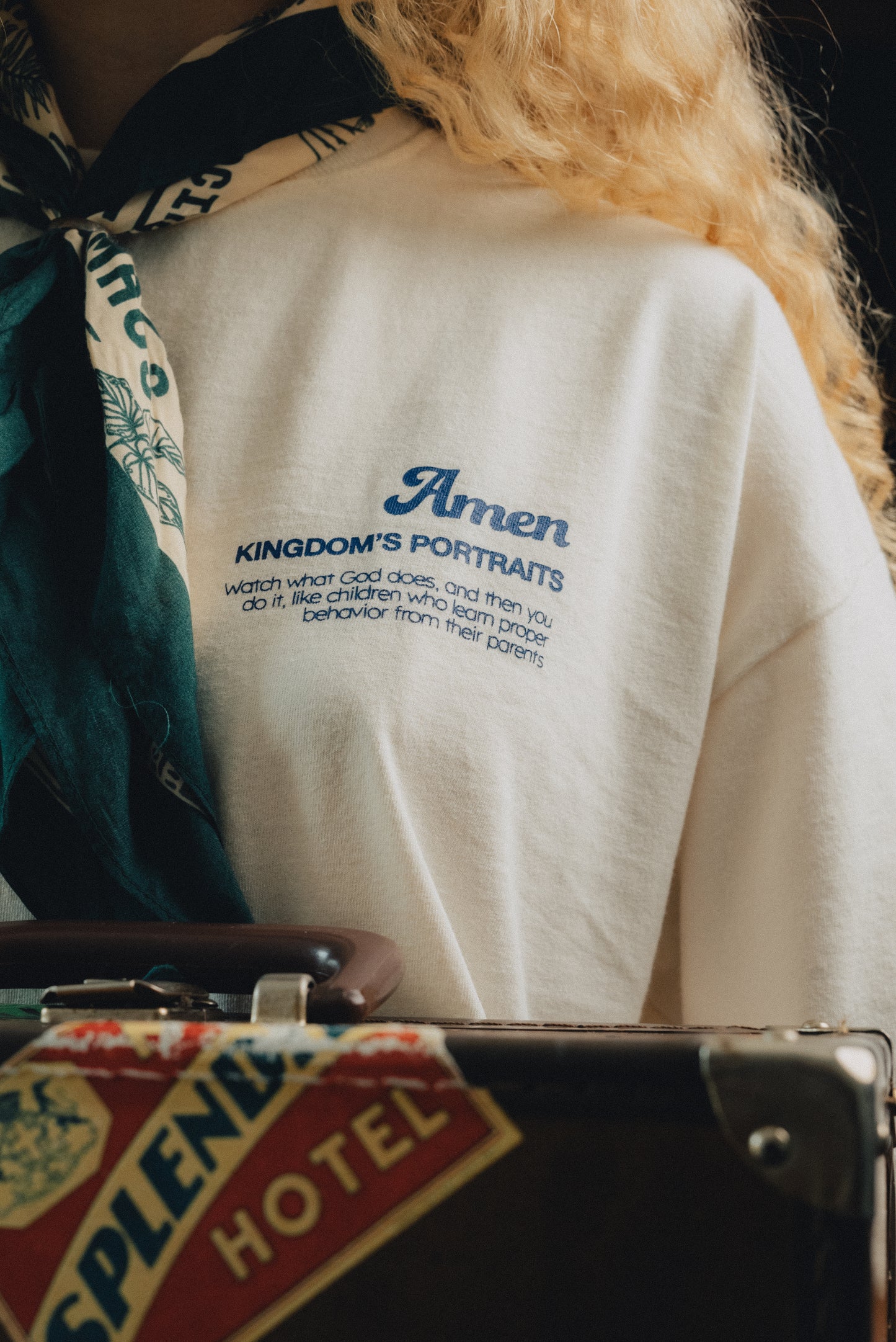 CAMISETA JESUS OFF WHITE I JUST WANT TO BE LIKE