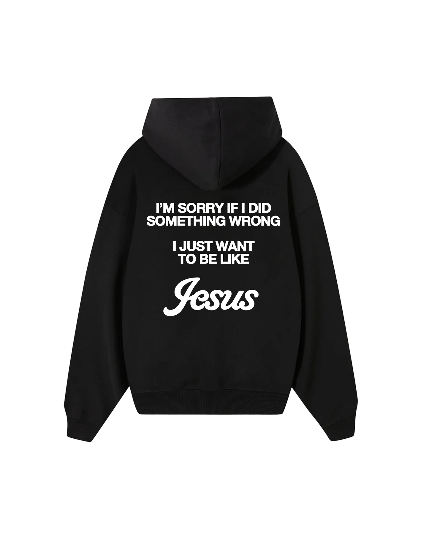 BLACK I'M SORRY SWEATSHIRT