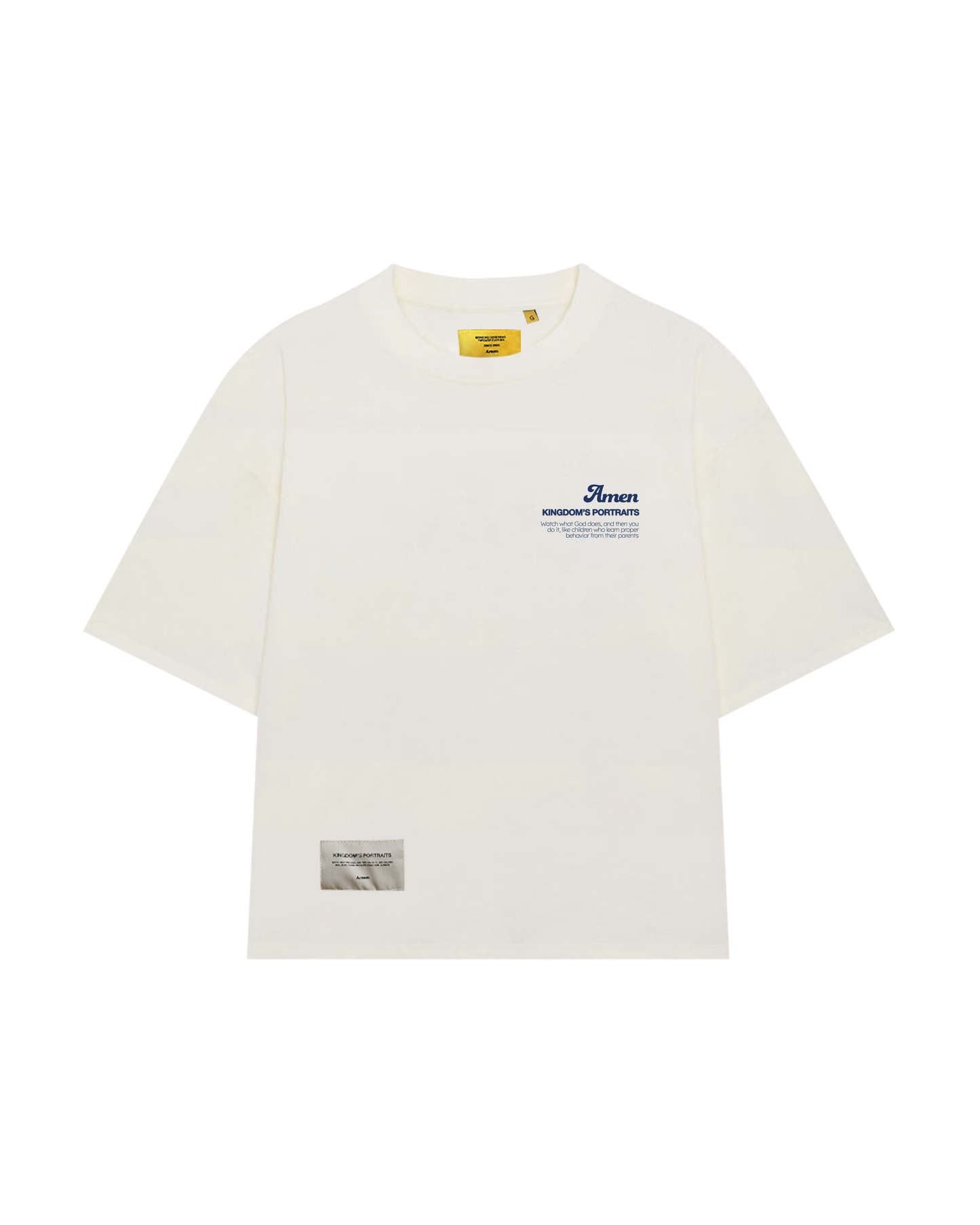 CAMISETA JESUS OFF WHITE I JUST WANT TO BE LIKE