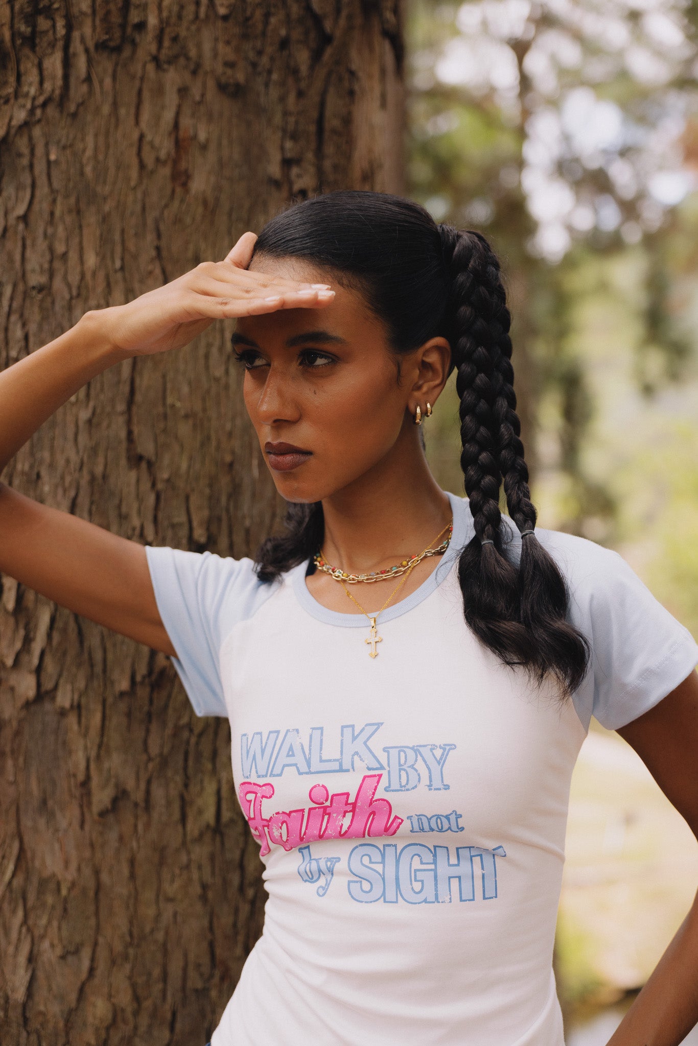 BABYTEE RAGLAN WALK BY FAITH