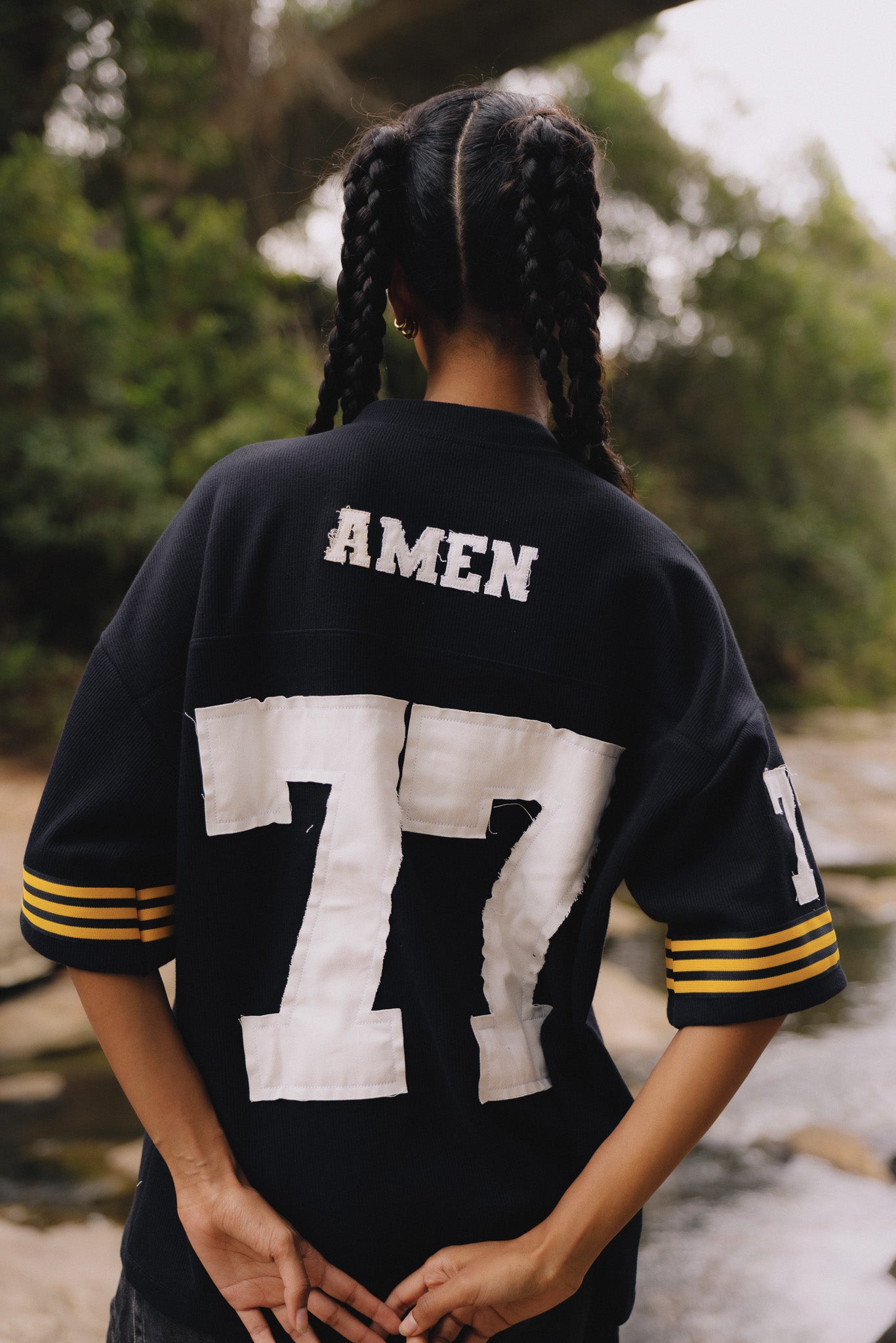 BLACK AMEN JERSEY