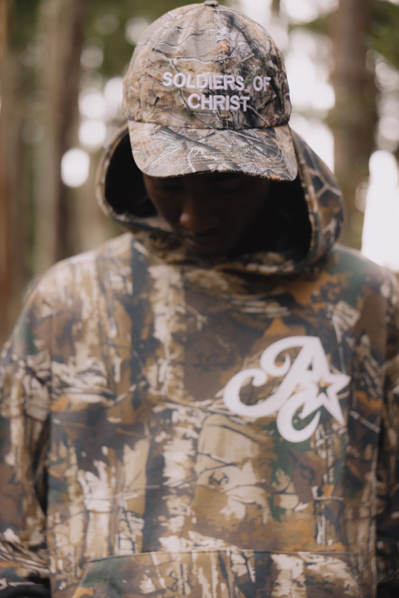 WALK BY FAITH CAMOUFLAGE SWEATSHIRT