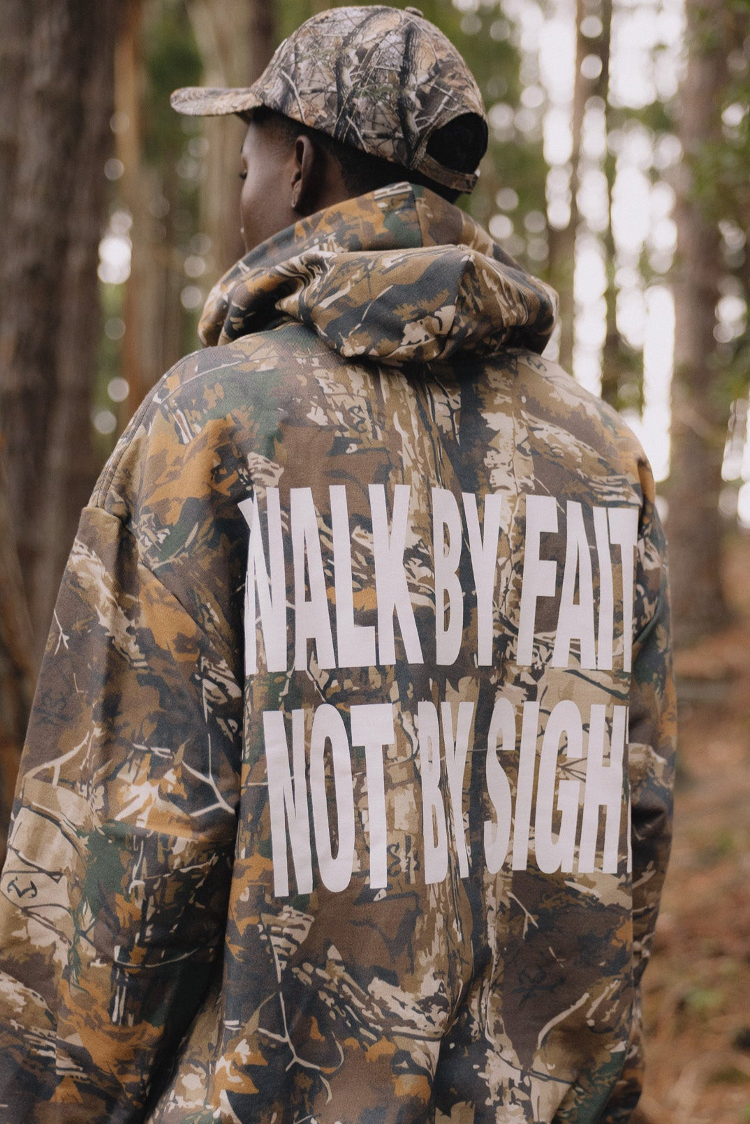 WALK BY FAITH CAMOUFLAGE SWEATSHIRT
