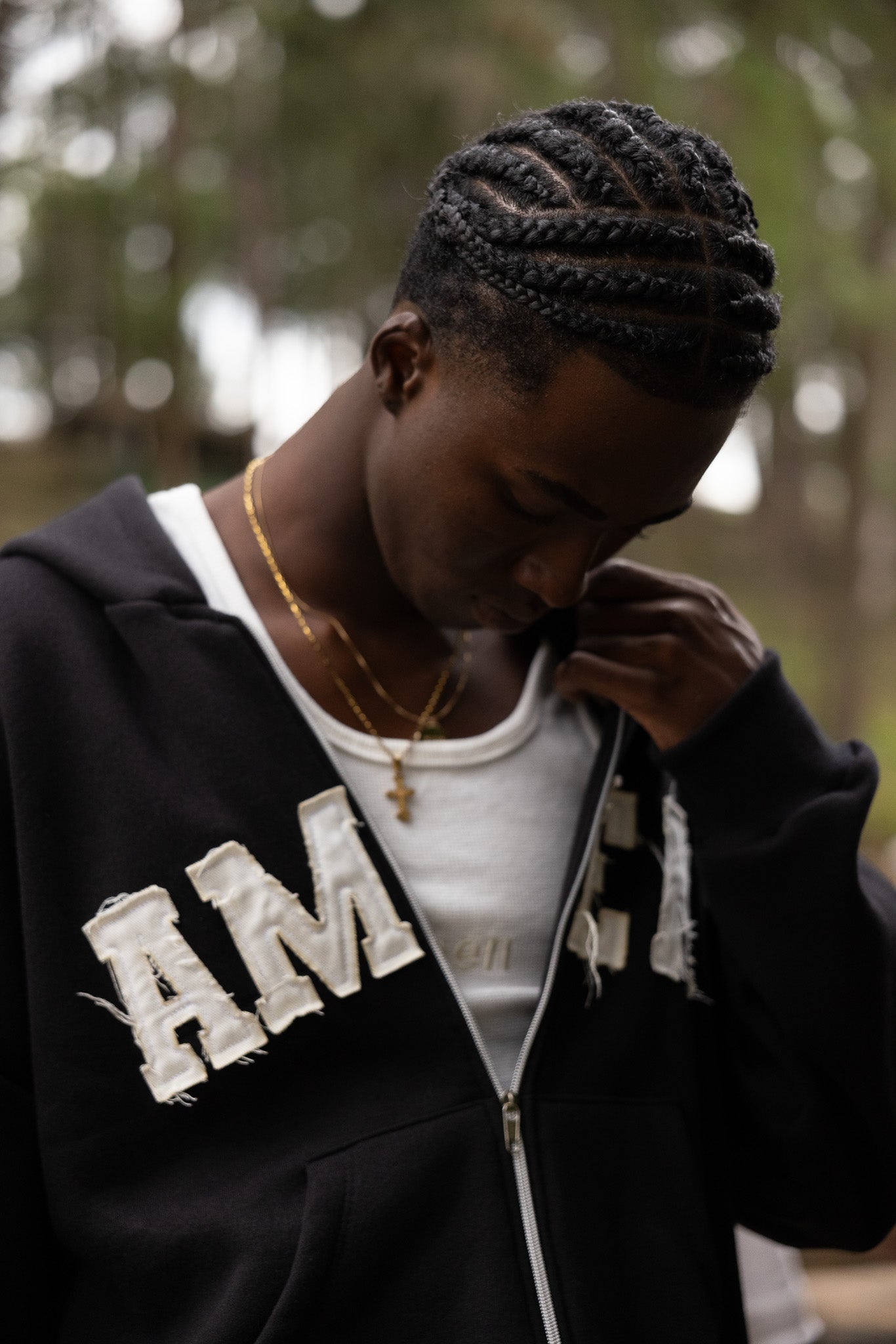 AMEN ZIP-UP SWEATSHIRT