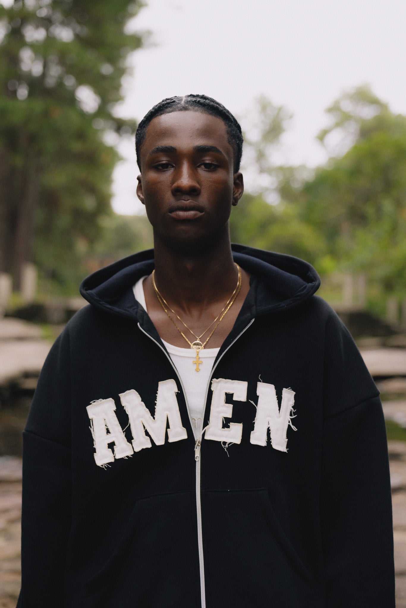 AMEN ZIP-UP SWEATSHIRT