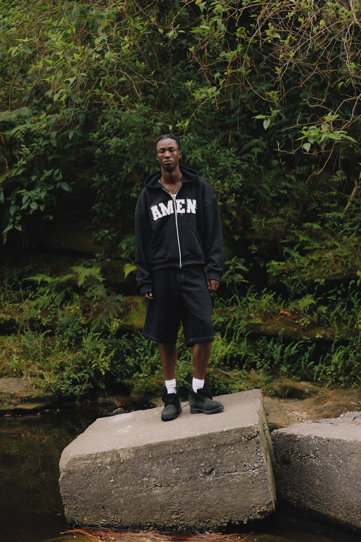 AMEN ZIP-UP SWEATSHIRT