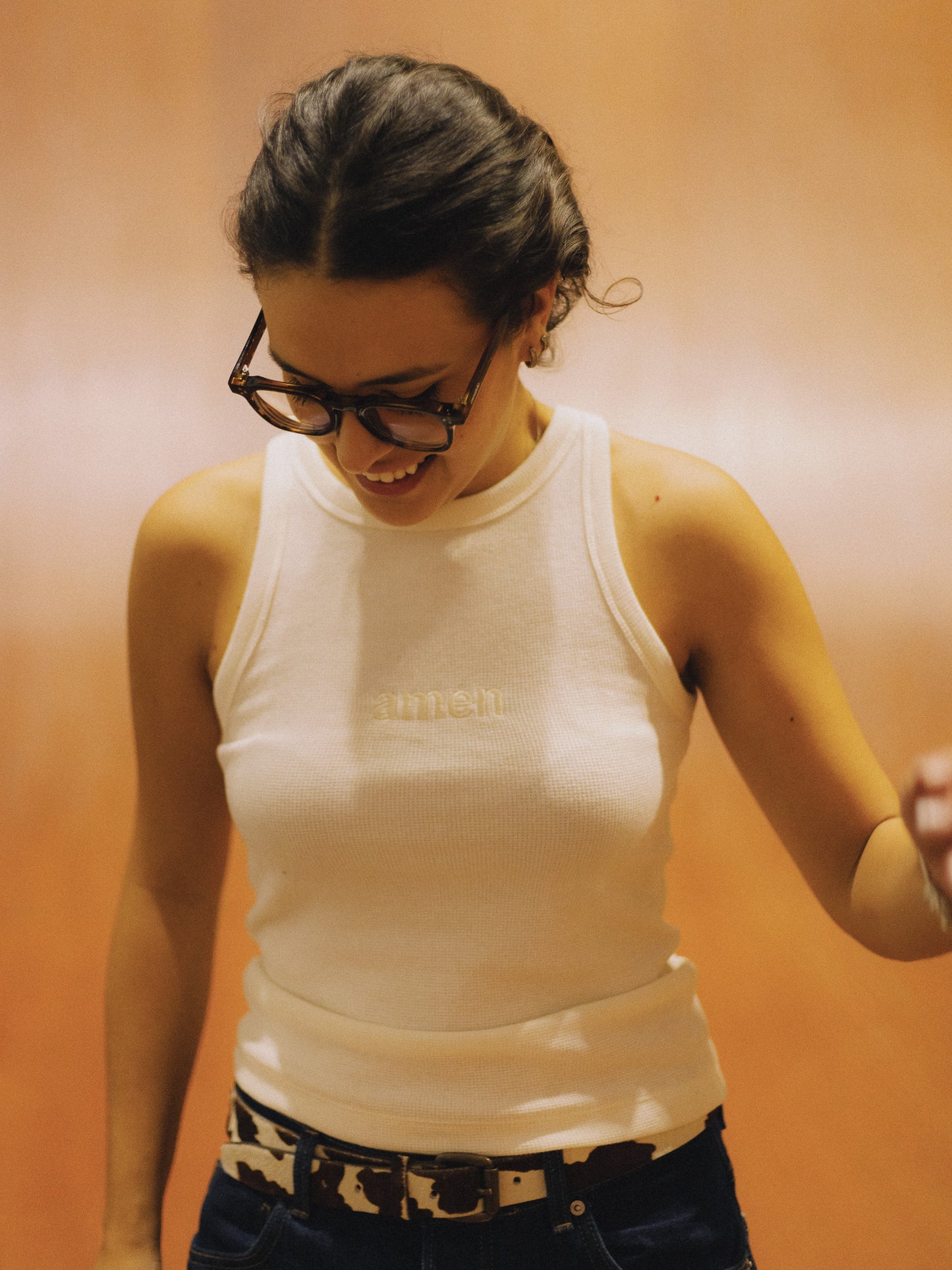 Women's Off-White Tank Top