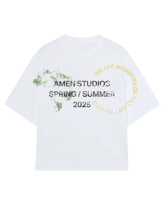 CAMISETA CITY OF GOD OFF WHITE