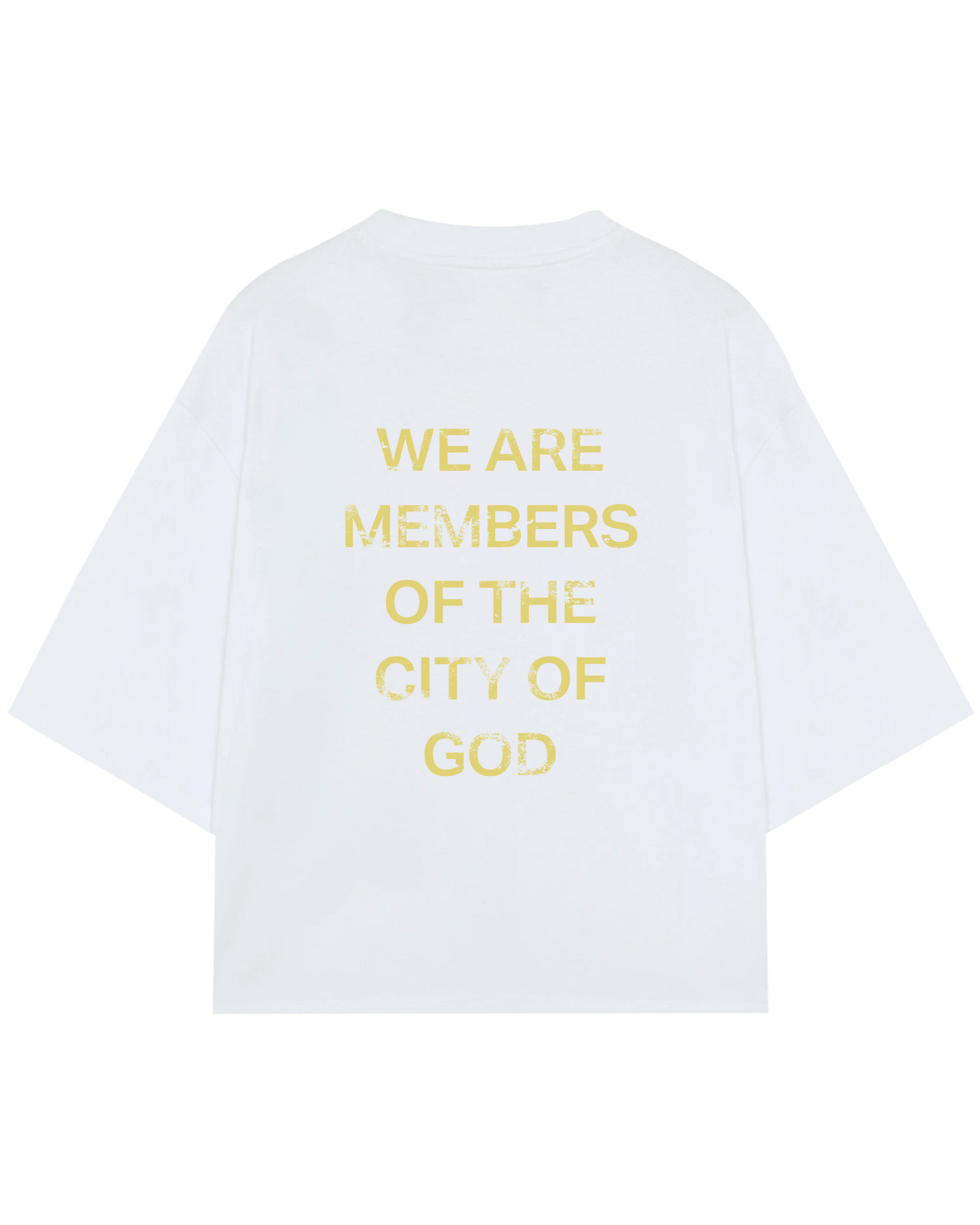 CAMISETA CITY OF GOD OFF WHITE