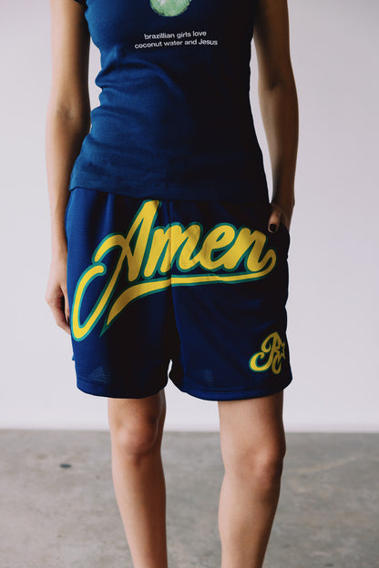 MESH SHORTS AMEN NAVY