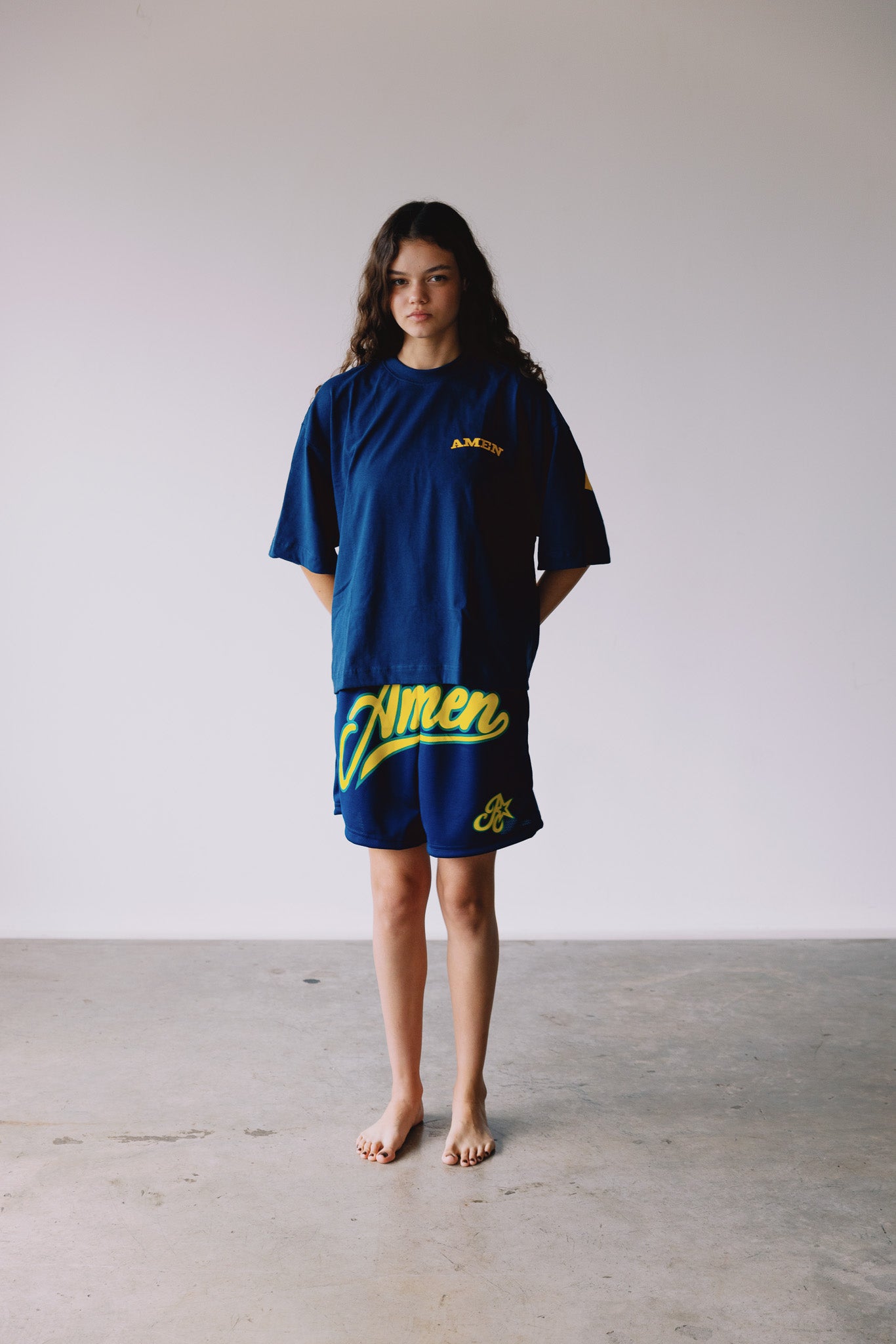 CAMISETA JESUS IS MY BEST FRIEND NAVY