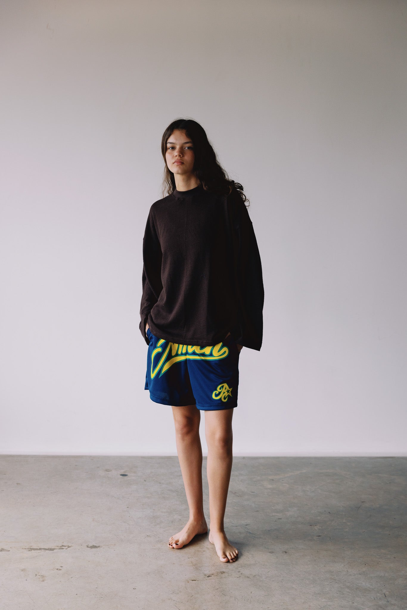 LONGSLEEVE A EMBLEM MARROM