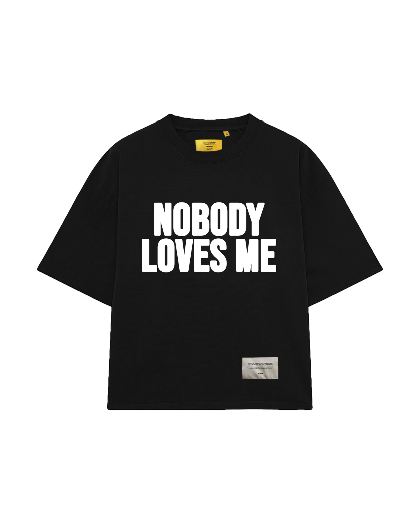 CAMISETA NOBODY LOVES ME LIKE JESUS PRETA