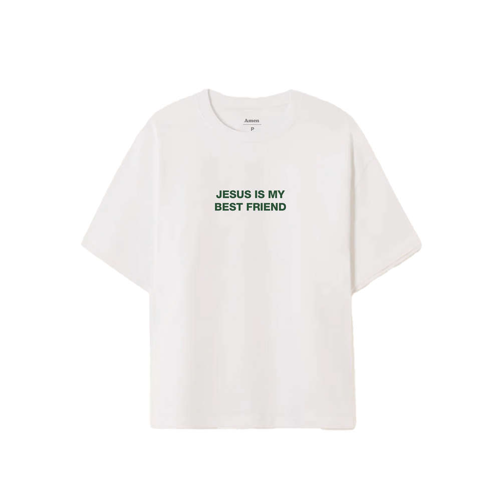 CAMISETA OFF WHITE JESUS IS MY BEST FRIEND