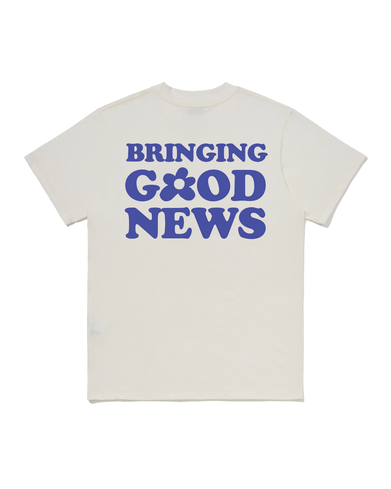 CAMISETA OFF WHITE BRINGING GOOD NEWS