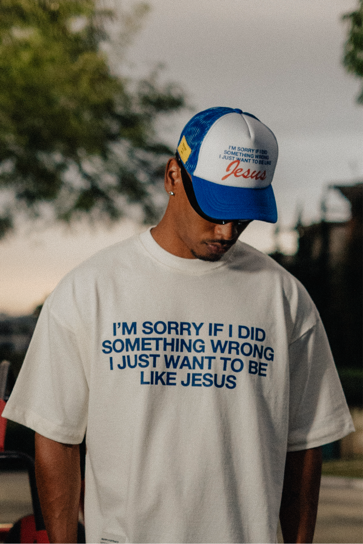BONÉ TRUCKER AZUL I'M SORRY