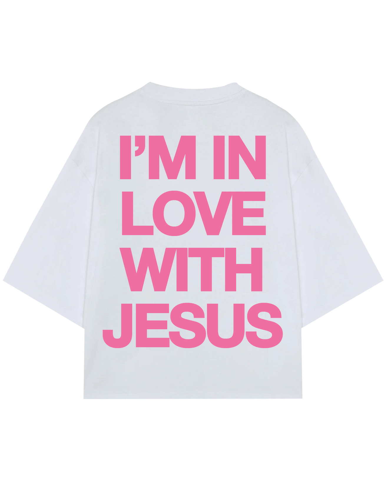 CAMISETA OFF WHITE I'M LOVE WITH JESUS