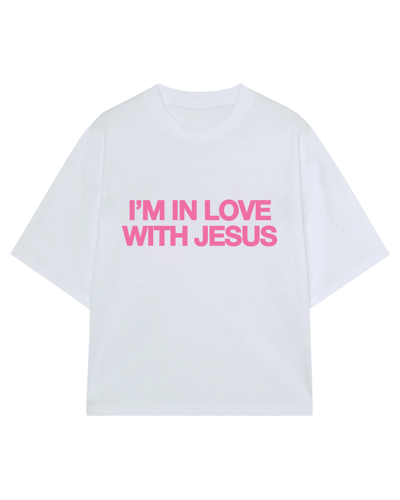 CAMISETA OFF WHITE I'M LOVE WITH JESUS