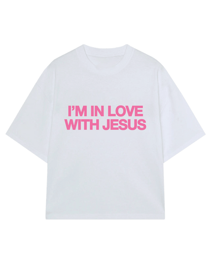 CAMISETA OFF WHITE I'M LOVE WITH JESUS