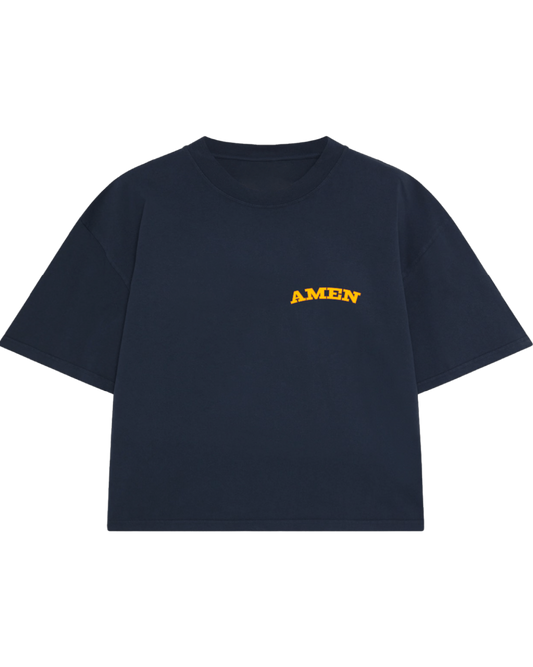 CAMISETA JESUS IS MY BEST FRIEND NAVY