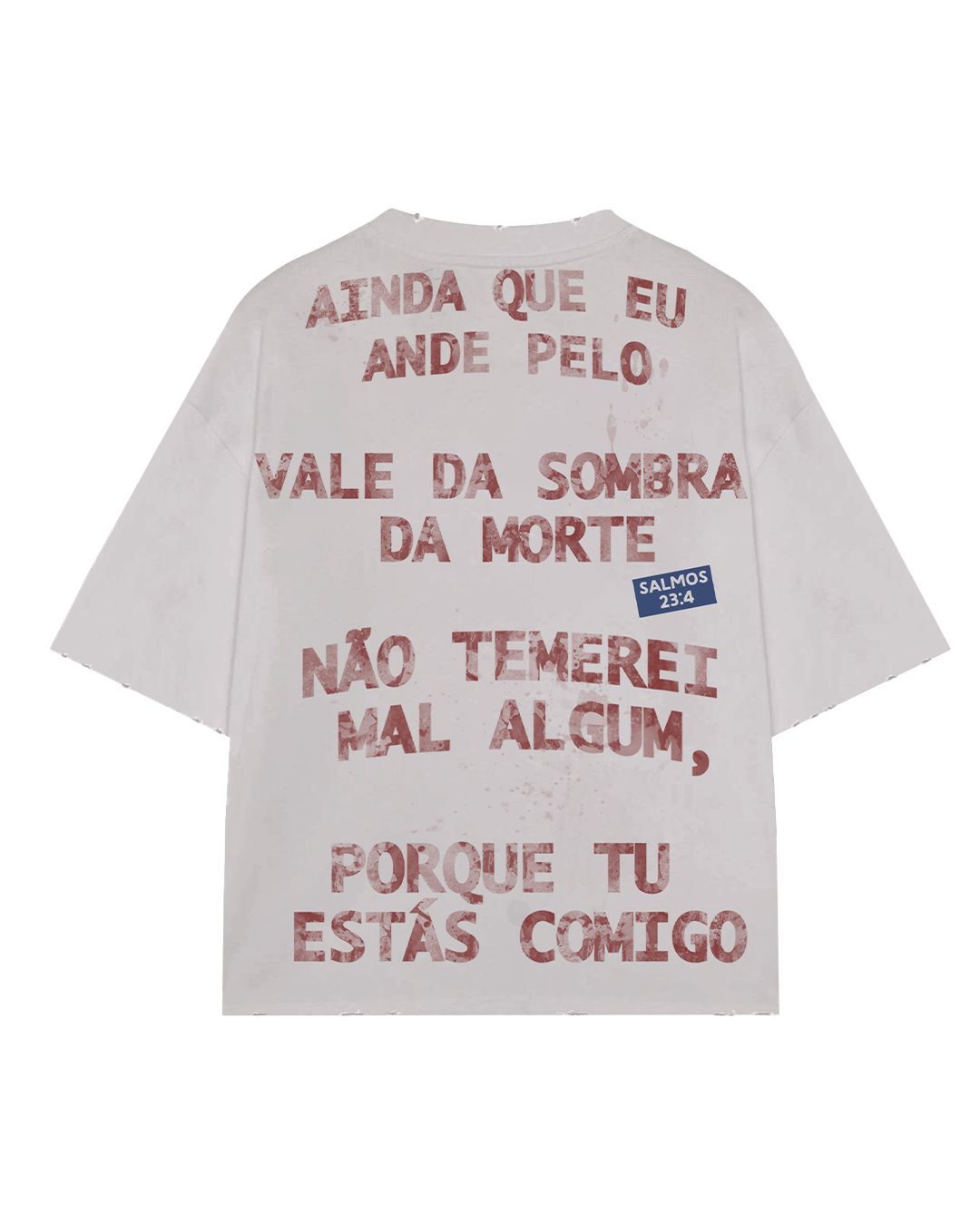 [PRÉ-VENDA] CAMISETA SALMOS 23:4 HEAVY BONE WHITE