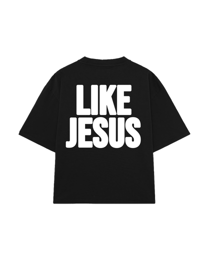 CAMISETA NOBODY LOVES ME LIKE JESUS PRETA