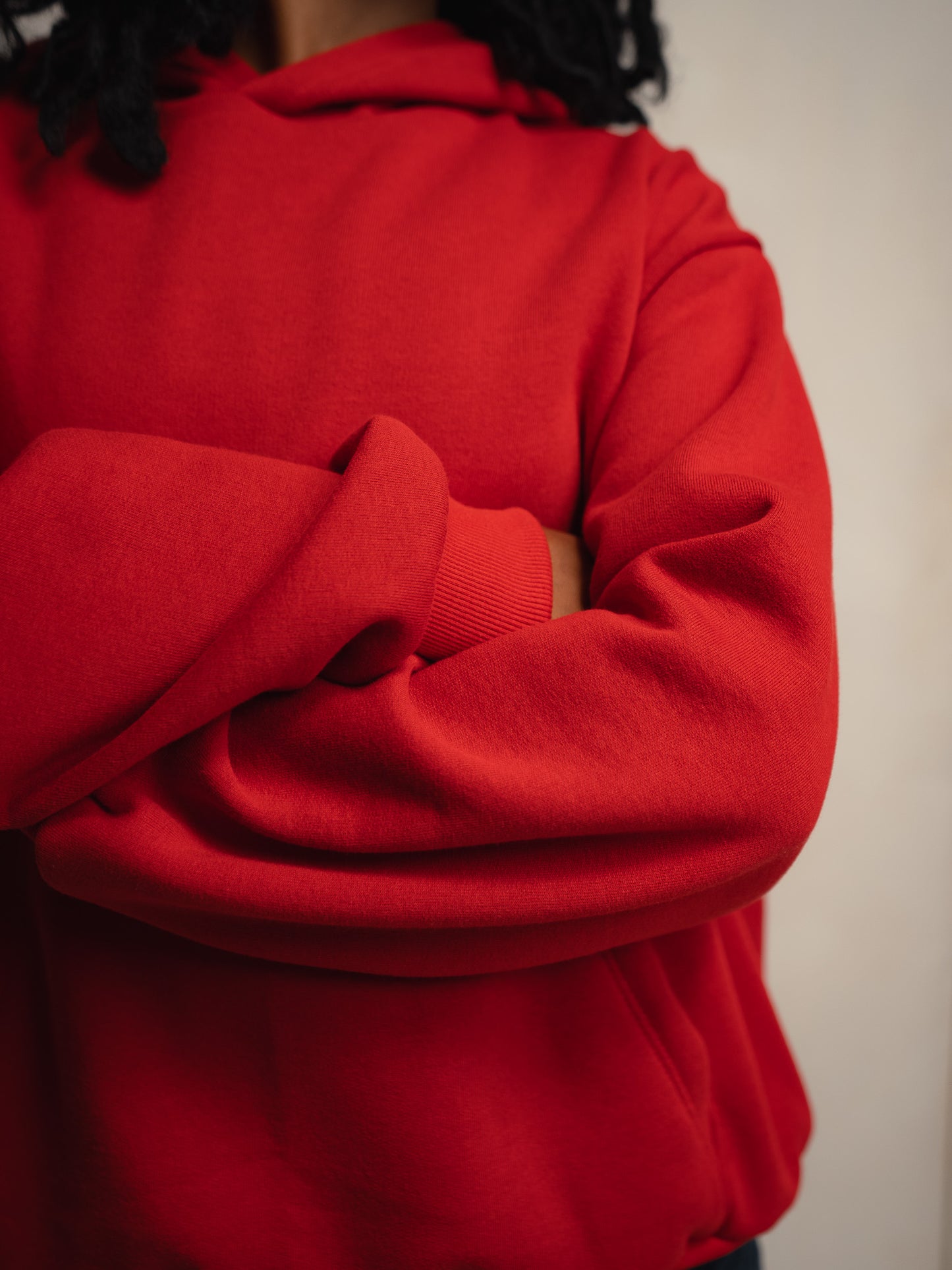 [PRÉ-VENDA] MOLETOM GOD IS NOT A RELIGION VINTAGE CHERRY