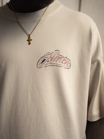 [PRÉ-VENDA] CAMISETA SALMOS 23:4 HEAVY BONE WHITE