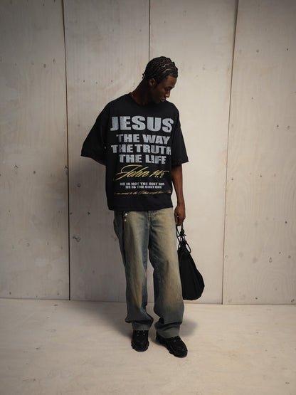 [PRÉ-VENDA] CAMISETA JOHN 14:6 PRETA