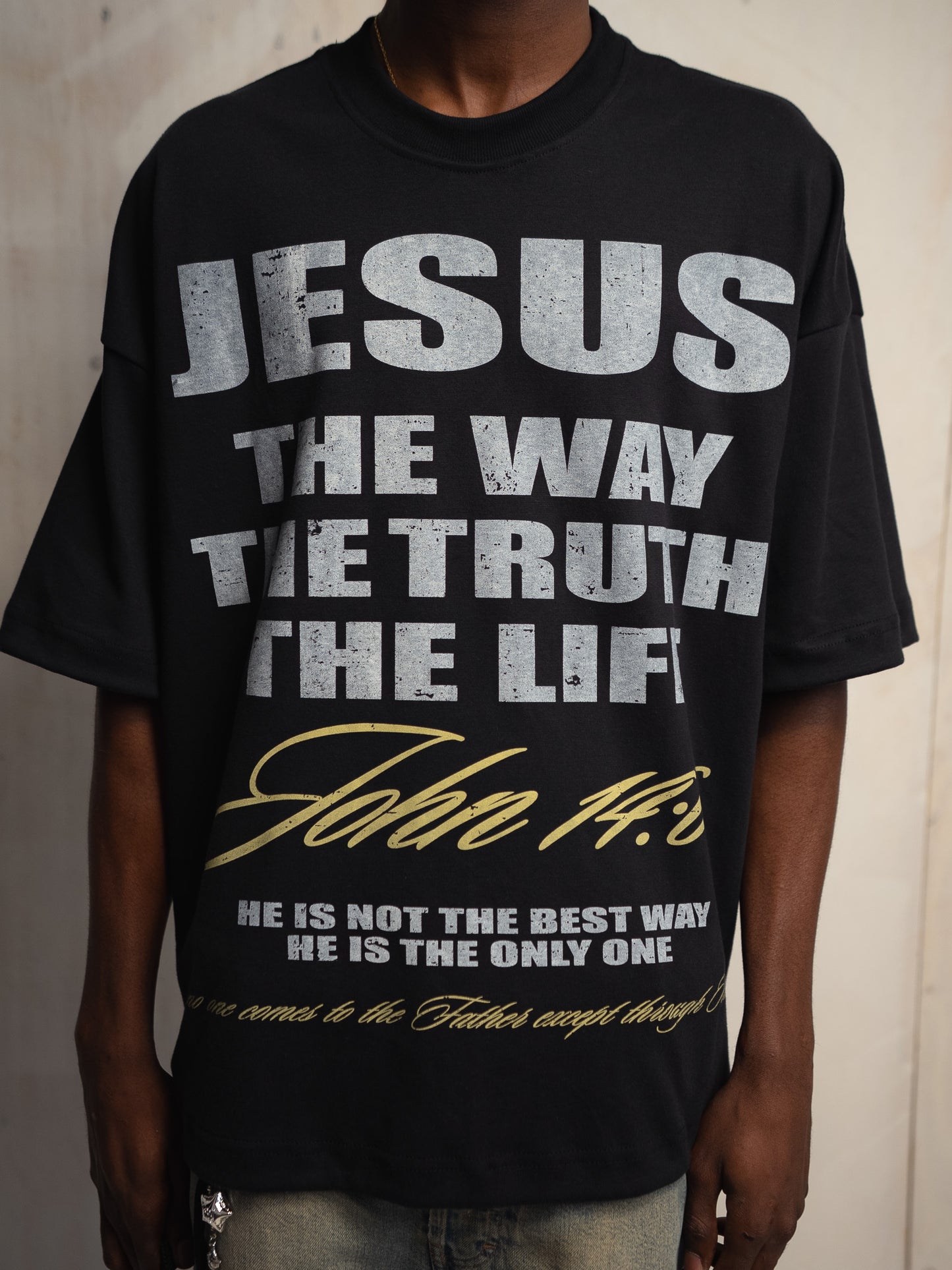 [PRÉ-VENDA] CAMISETA JOHN 14:6 PRETA