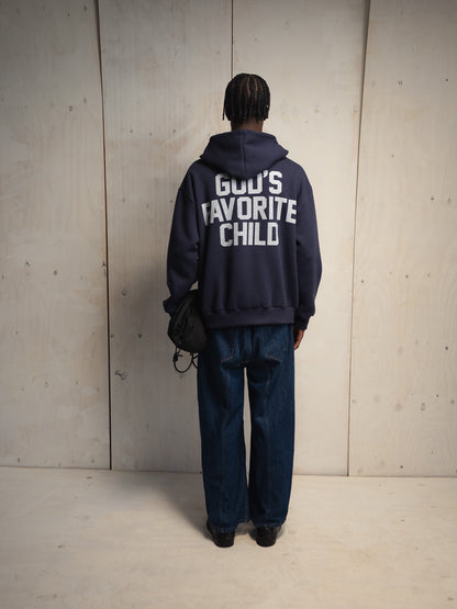 [PRÉ-VENDA] MOLETOM GOD'S FAVORITE CHILD ZIP UP NAVY
