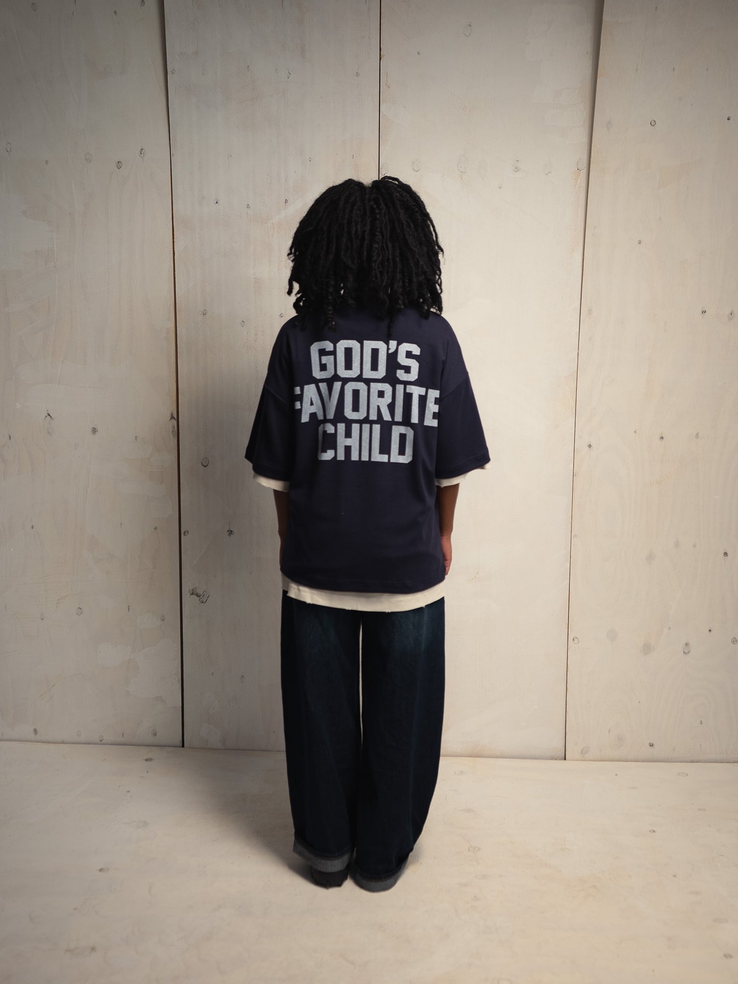 [PRÉ-VENDA] CAMISETA GOD'S FAVORITE CHILD NAVY