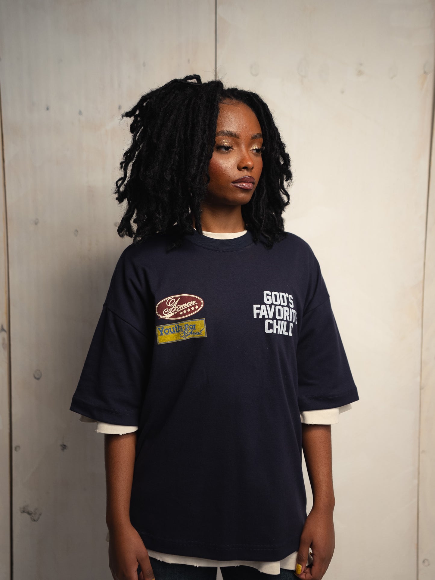 [PRÉ-VENDA] CAMISETA GOD'S FAVORITE CHILD NAVY
