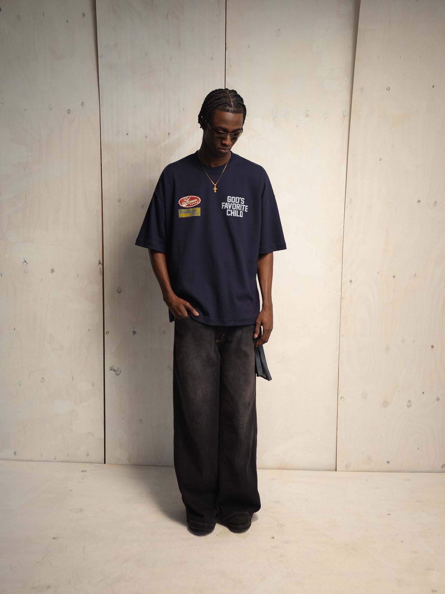 [PRÉ-VENDA] CAMISETA GOD'S FAVORITE CHILD NAVY