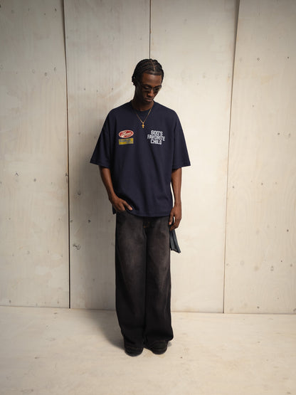 [PRÉ-VENDA] CAMISETA GOD'S FAVORITE CHILD NAVY