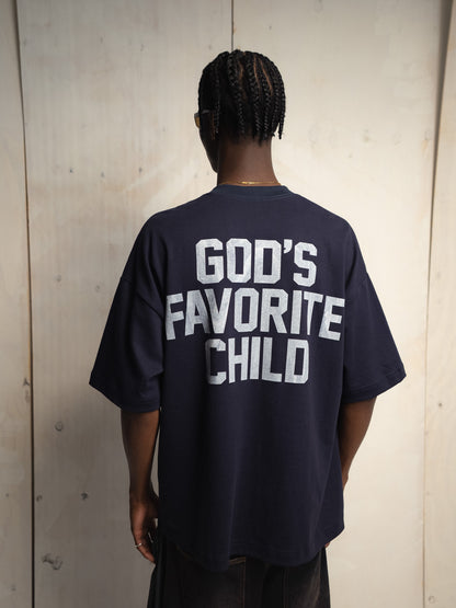 [PRÉ-VENDA] CAMISETA GOD'S FAVORITE CHILD NAVY