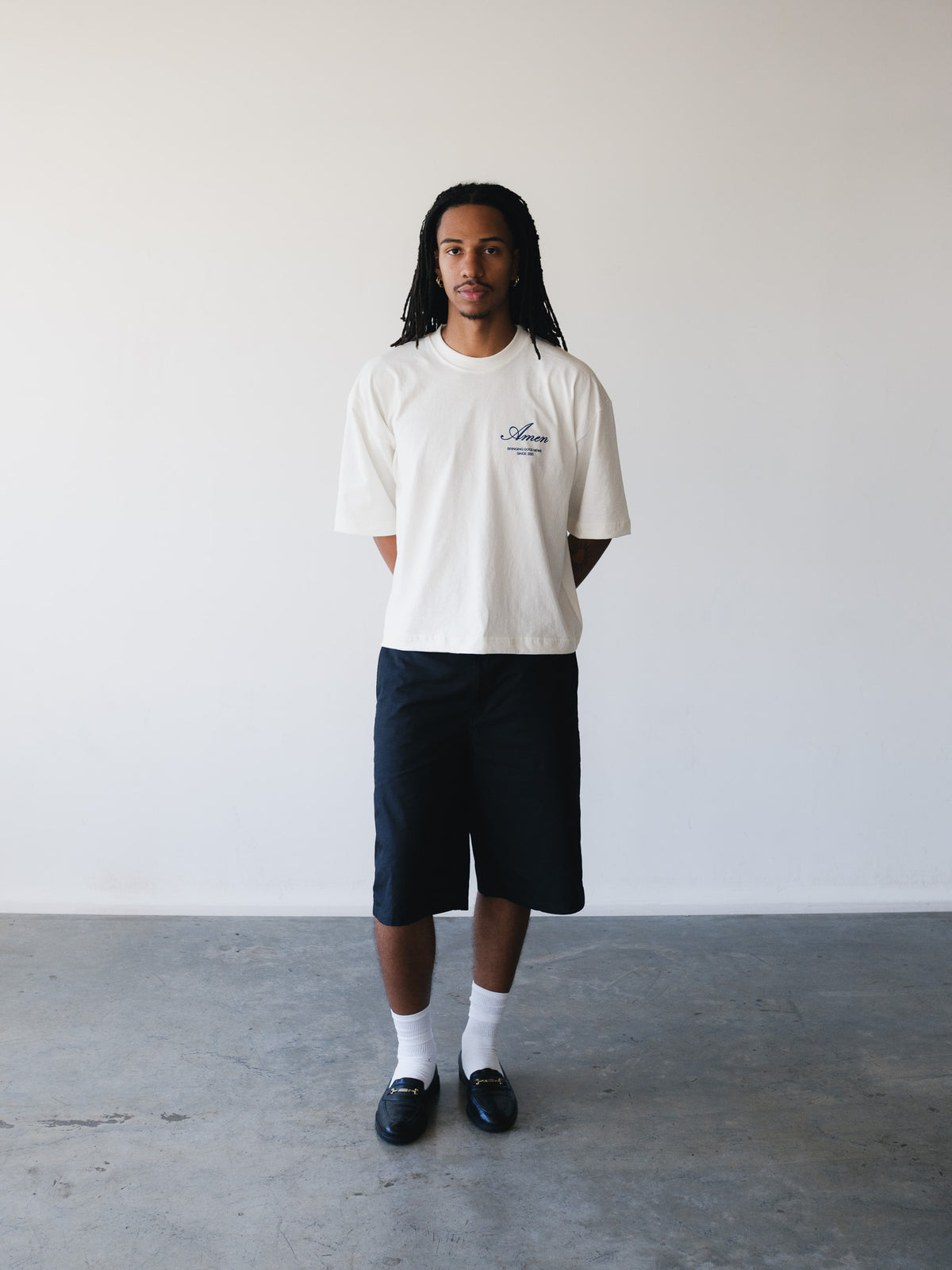 CAMISETA BOXY FORGIVE OTHERS OFF WHITE