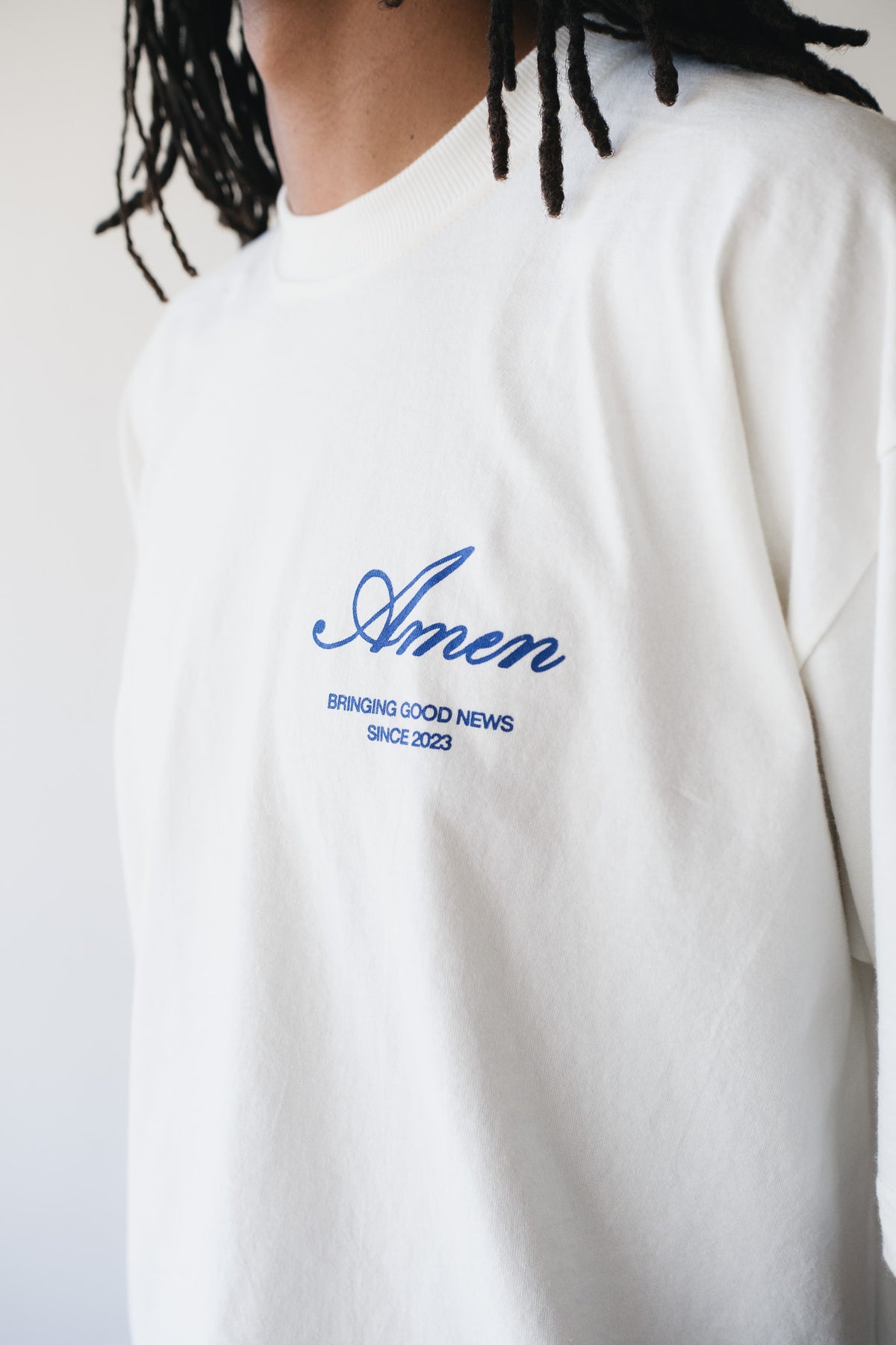 CAMISETA BOXY FORGIVE OTHERS OFF WHITE