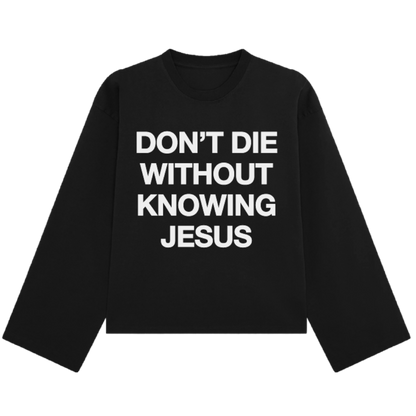 [PRÉ-VENDA] LONGSLEEVE PRETA DON'T DIE
