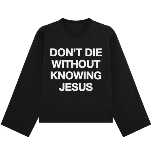 [PRÉ-VENDA] LONGSLEEVE PRETA DON'T DIE