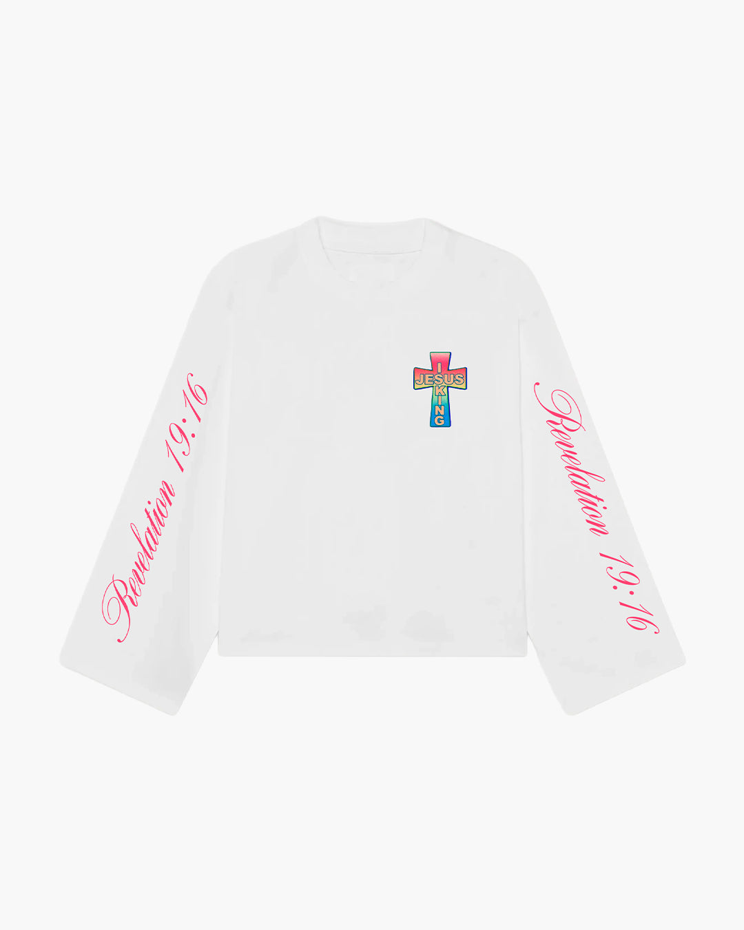 [PRÉ-VENDA] LONSLEEVE JESUS IS KING OFF WHITE